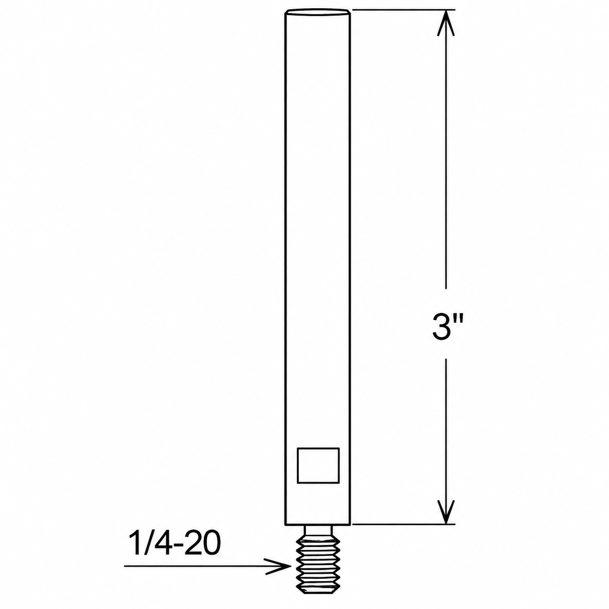 Technical Cylindrical Standoff Diagram.png