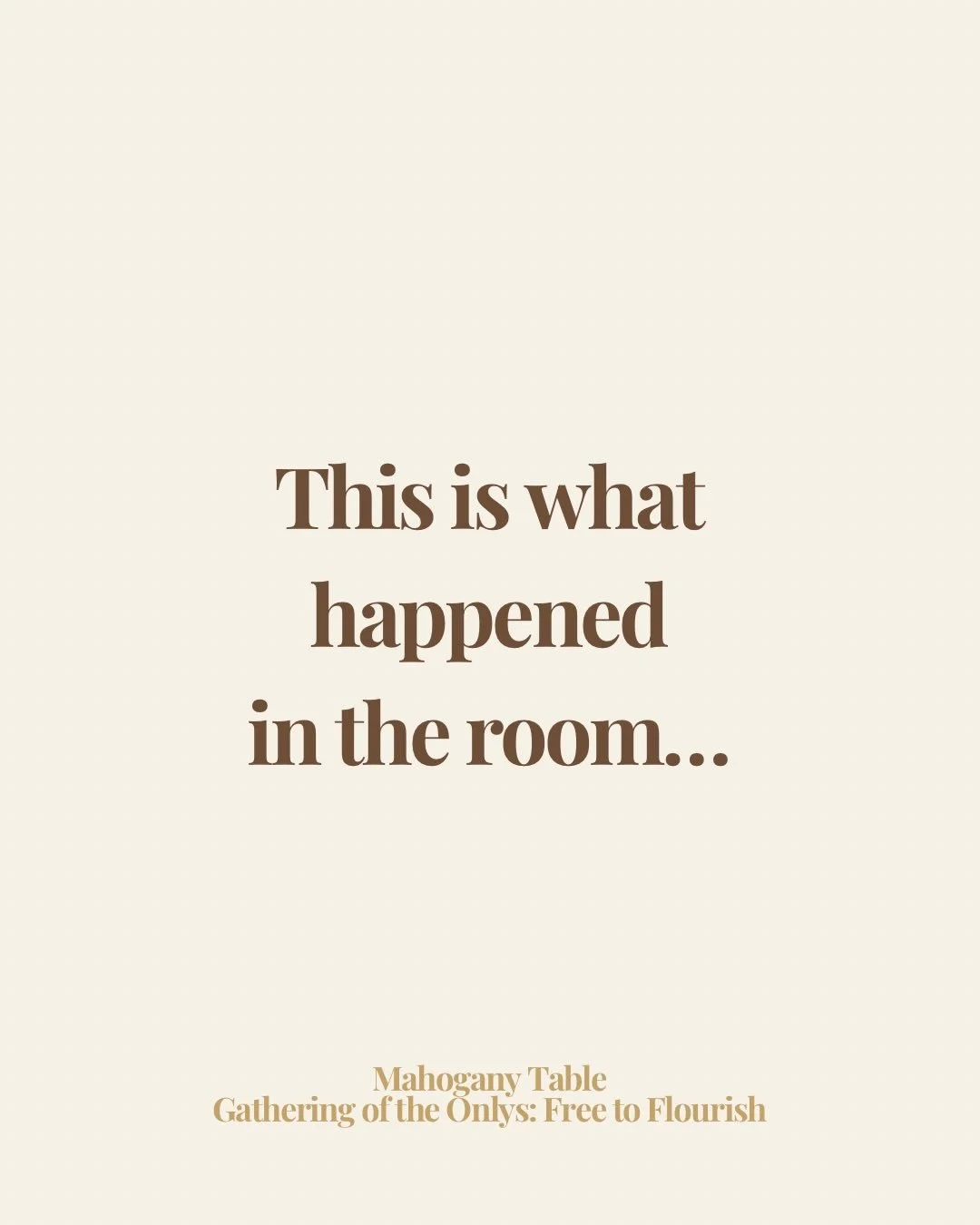 We spend so much time learning how to succeed that we rarely pause to ask if what we&rsquo;re building still aligns with who we are.

That&rsquo;s what we did in that room.

We made space to reflect, to release, and to redefine what flourishing looks