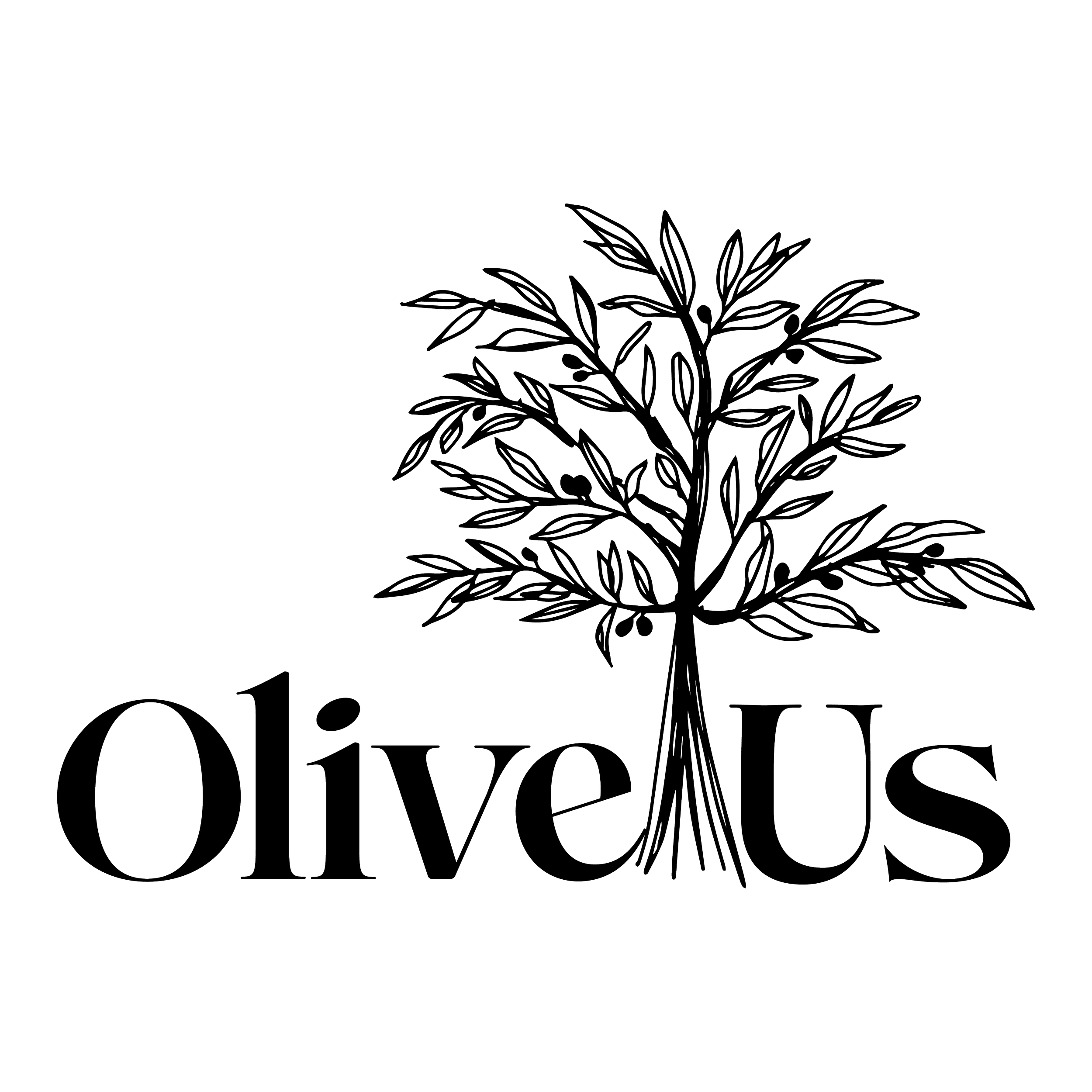 Black background with white line drawing of a plant with leaves and small flowers, and faint text underneath.
