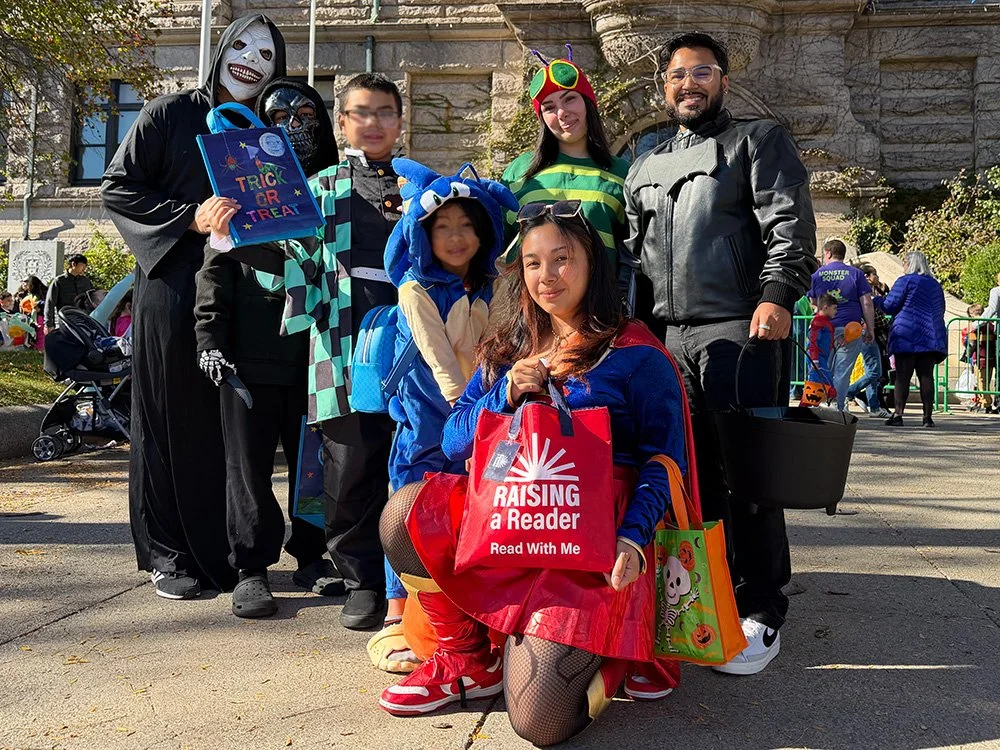 Zuhair at MonsterBash Lowell 2026 with friends
