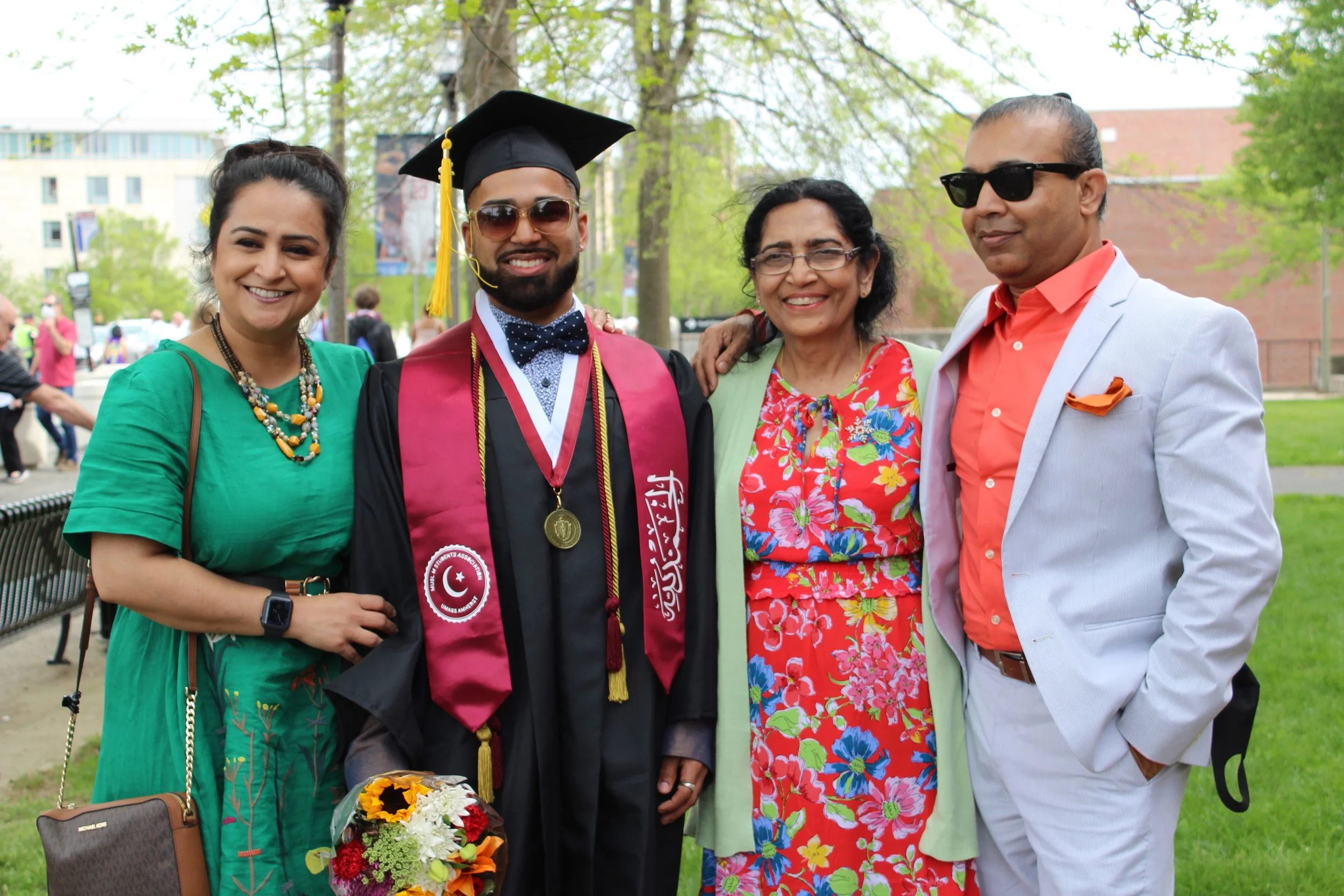 Zuhair and family at his graduation