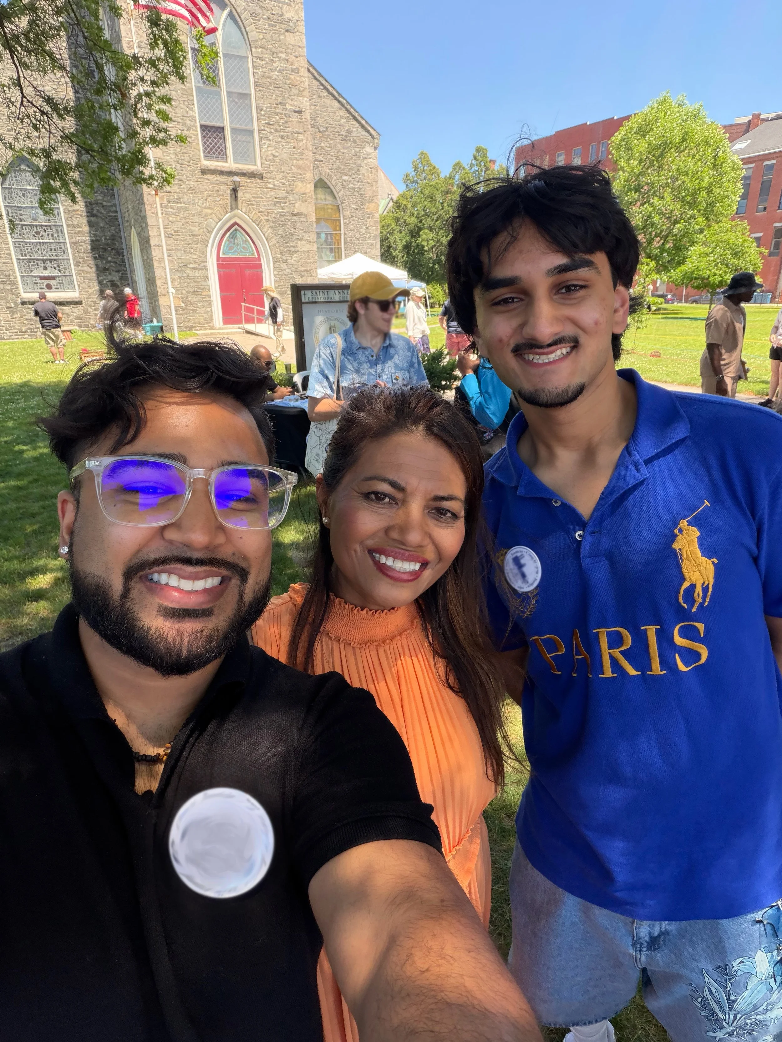 Zuhair with State Senator Vanna Howard and friend