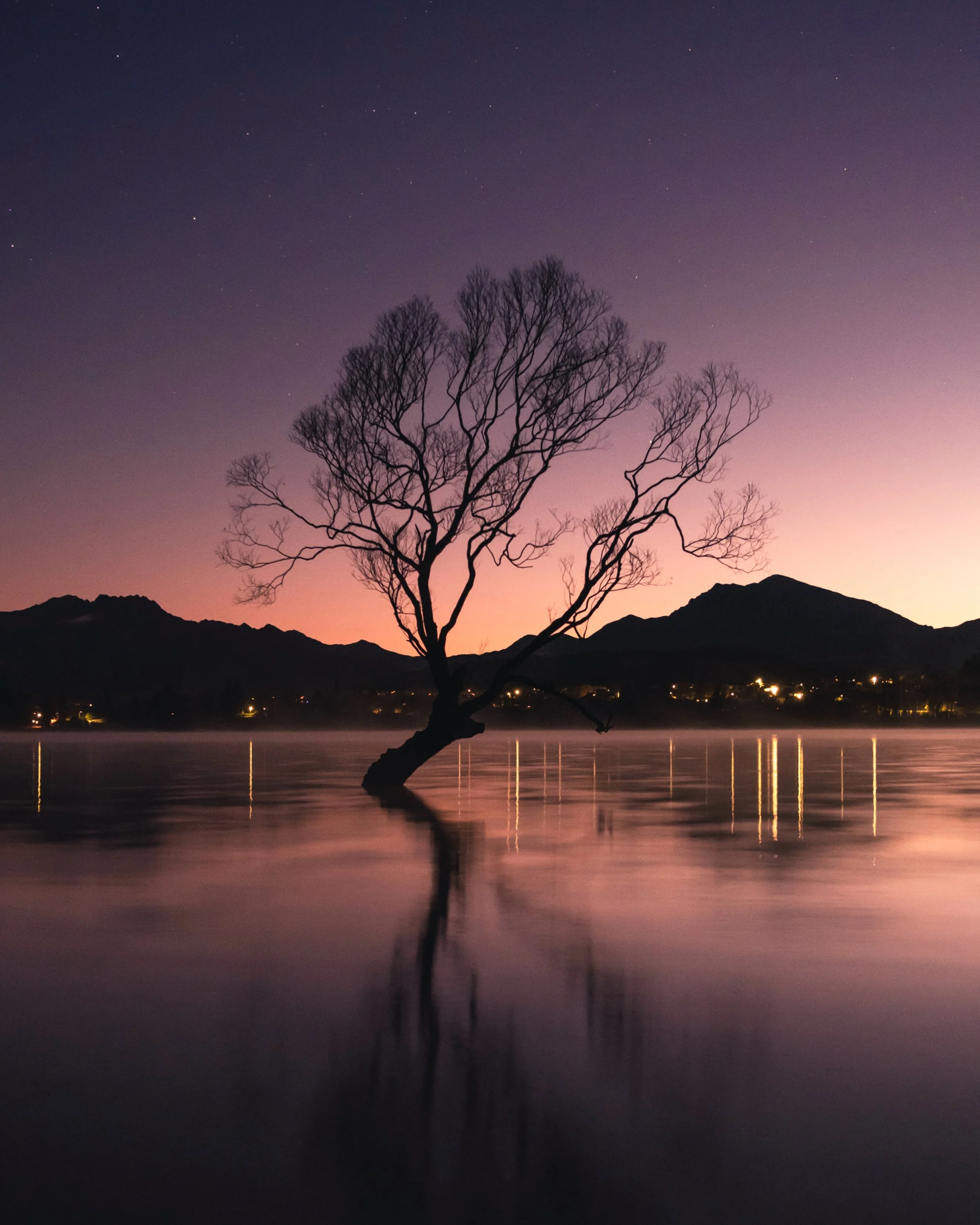 One morning in Wānaka&hellip;

Part 3. Wānaka, NZ

A last minute decision to try beat the crowds and capture the Wānaka tree at sunrise. 

A bit about the origin of this tree&hellip; The tree unexpectedly grew from a willow branch placed in the lakeb
