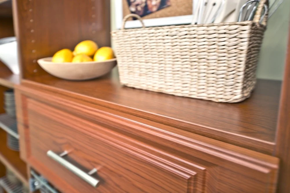 Organized Living Closet Photo Shoot