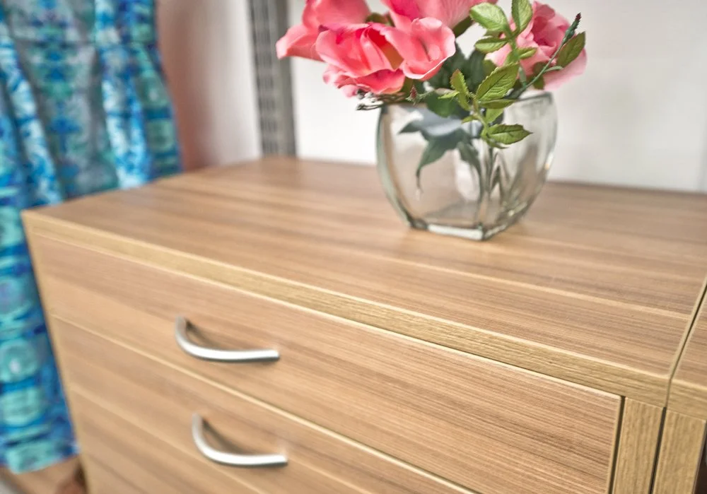 Organized Living Closet Photo Shoot