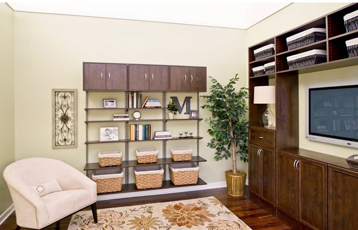 Organized Living Living Room Photo Shoot