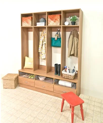 Organized Living Mudroom Photo Shoot