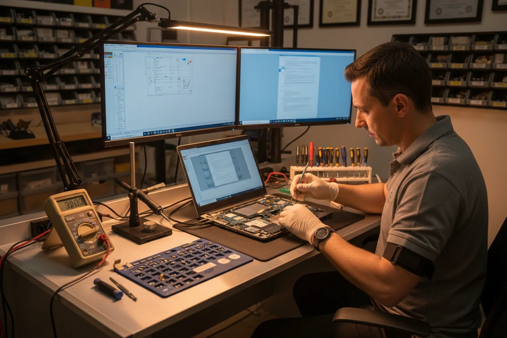 memory, solid-state drives, graphics cards, network setup