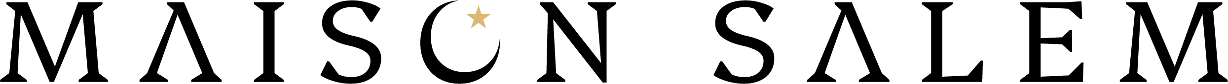 Logo élégant avec lune et étoile.
