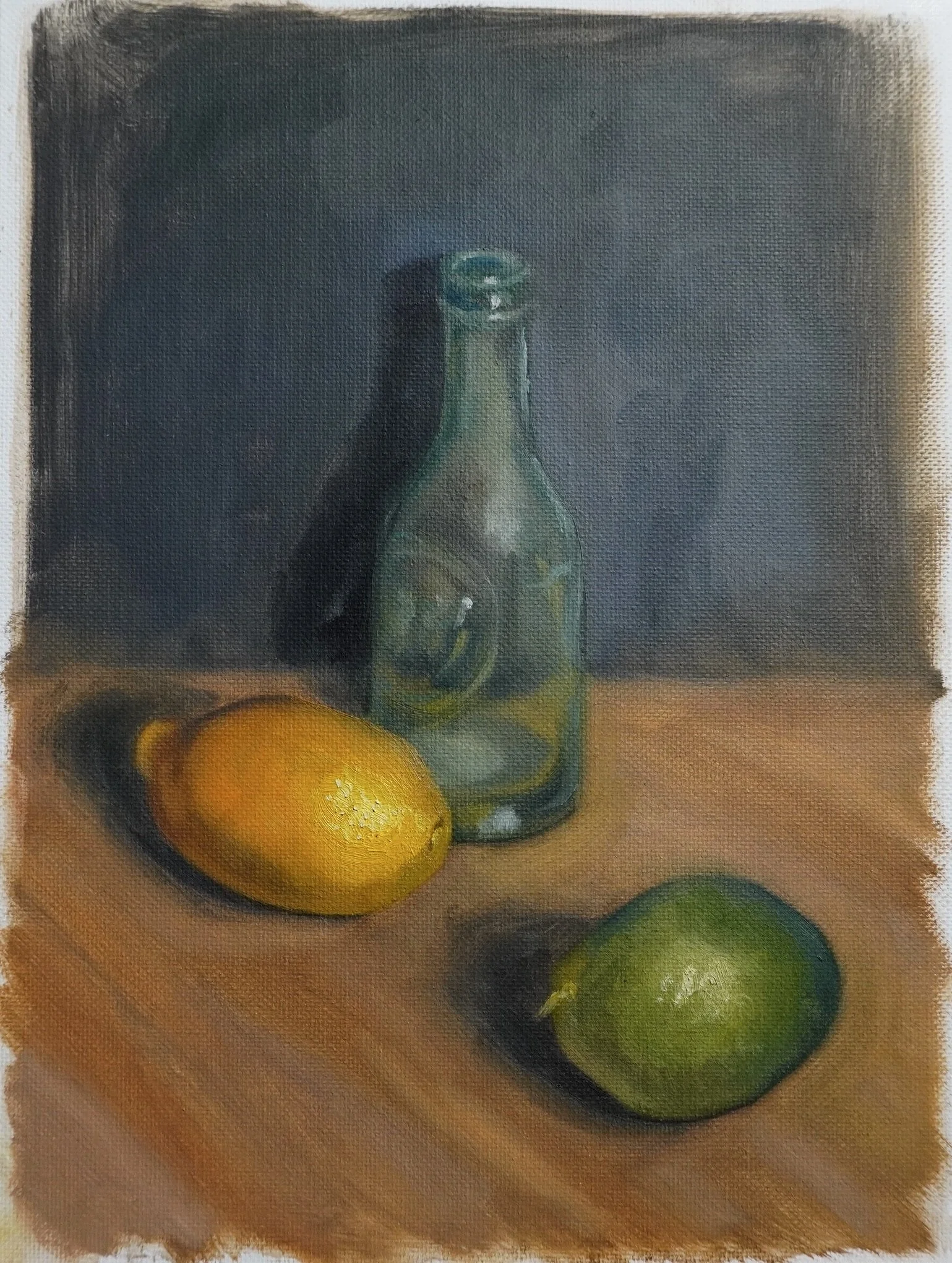 Untitled Study, Oil on canvas panel, 9"x12" 