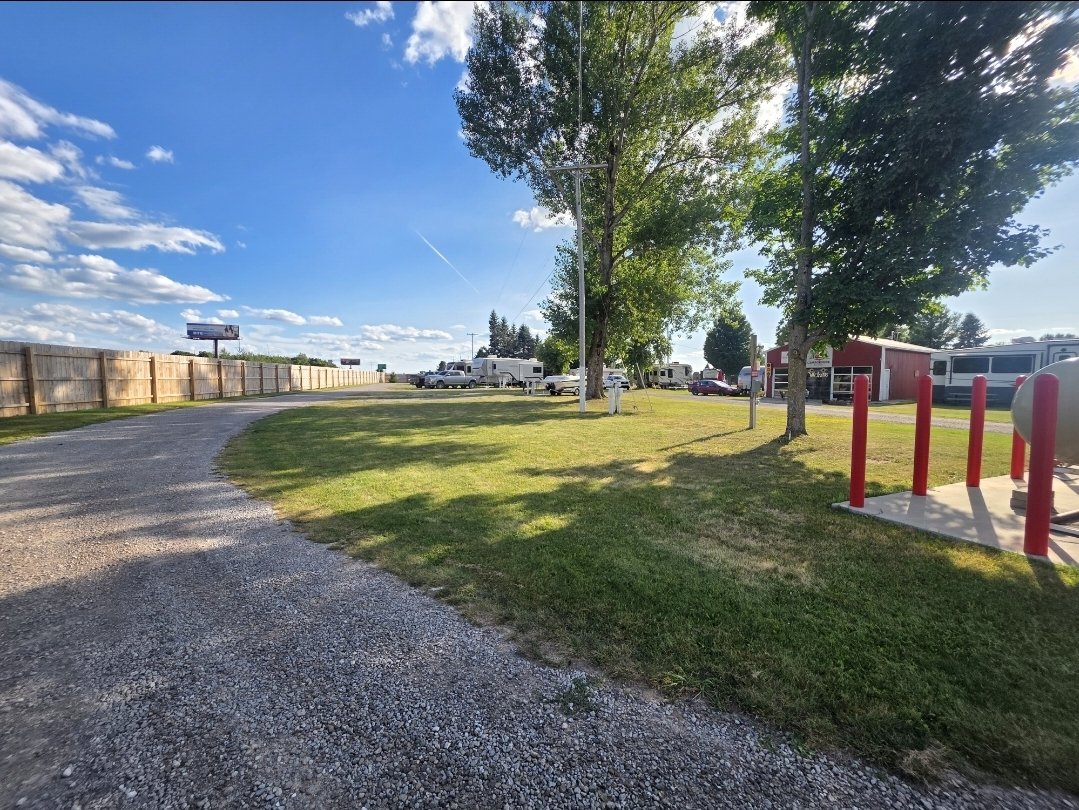 Entrance to Torch & Timber Campground in Mancelona, Michigan