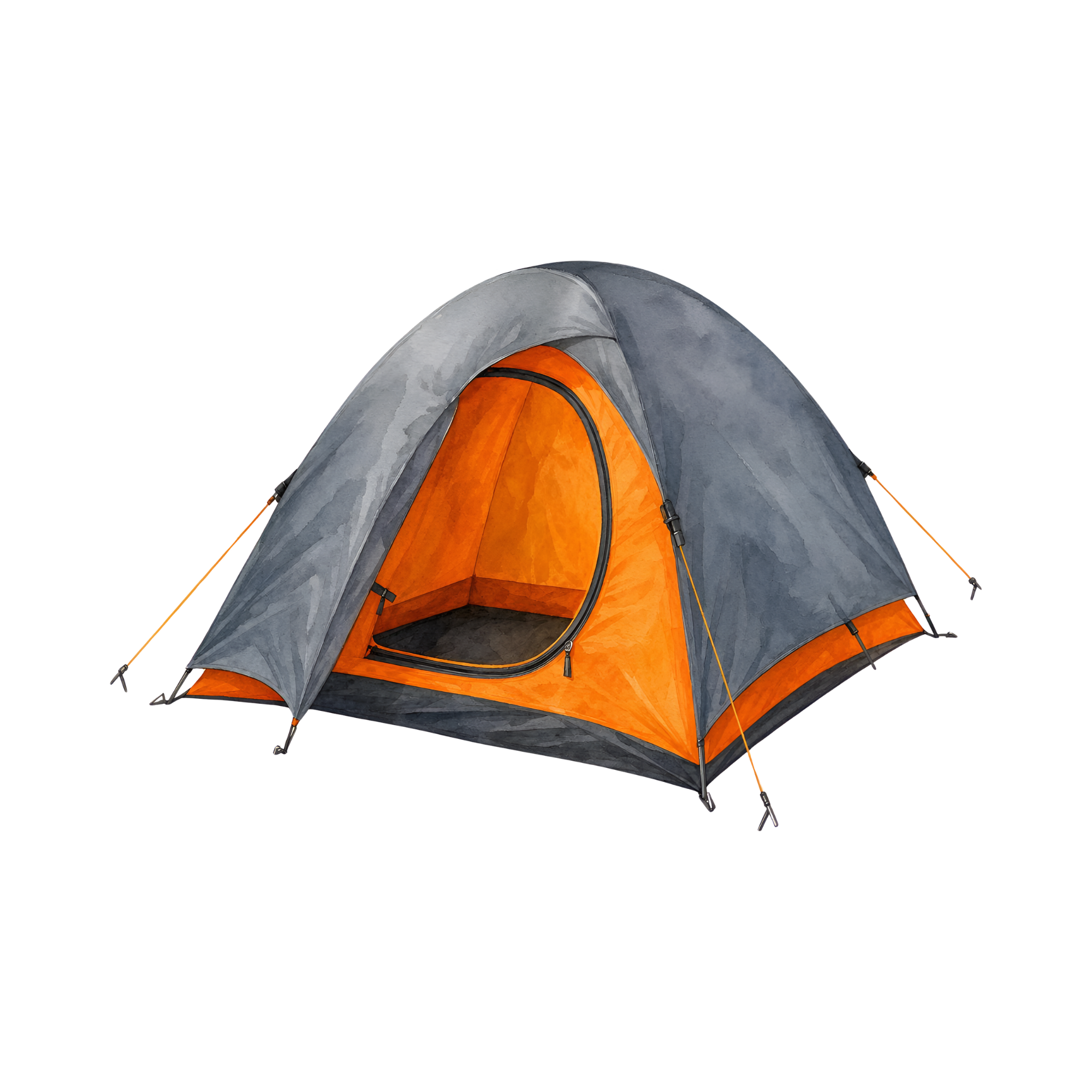 Tent campsite at Torch & Timber Campground in Mancelona