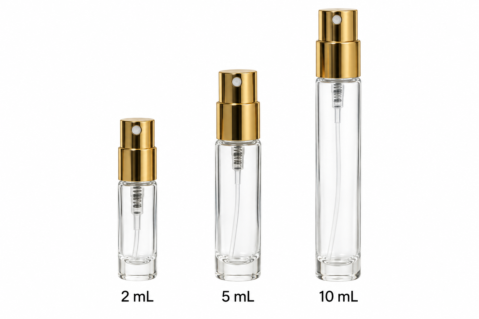 Clear Glass Perfume Atomizers Trio.png