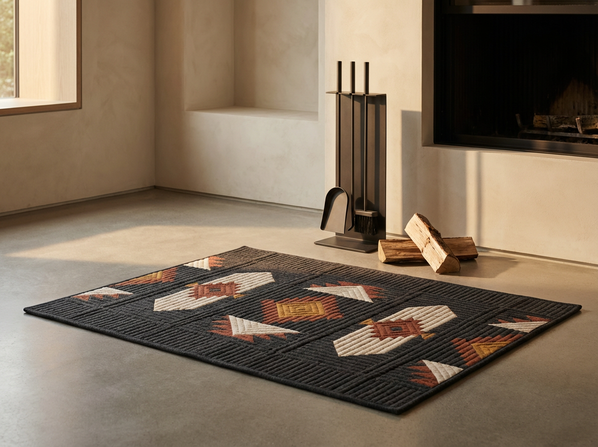 Quilted Hearth Mat
