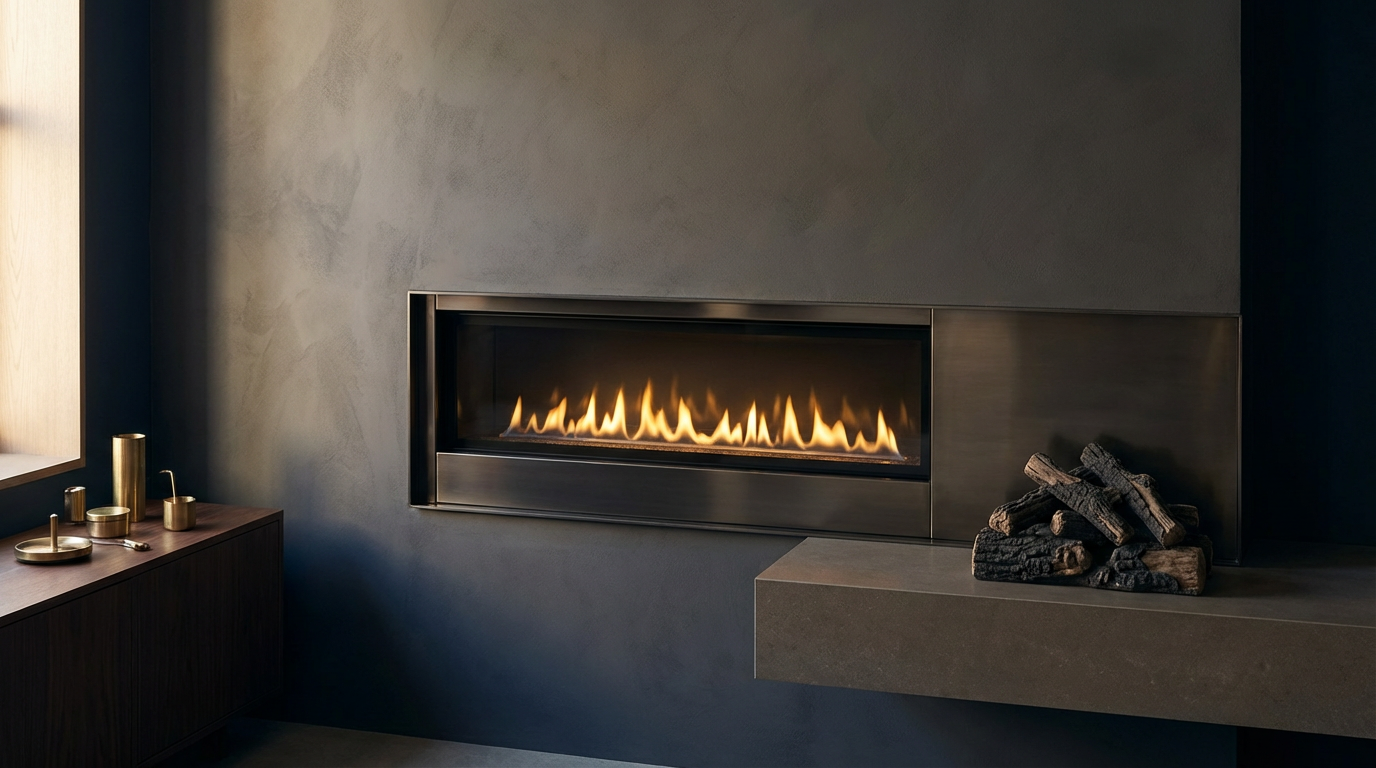 Linear Gas Fireplace