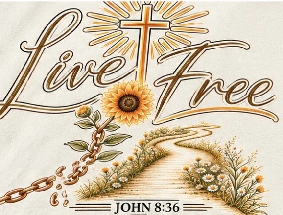 Live Free T-Shirt | John 8:36