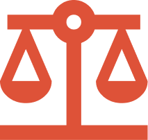 Justice scales icon
