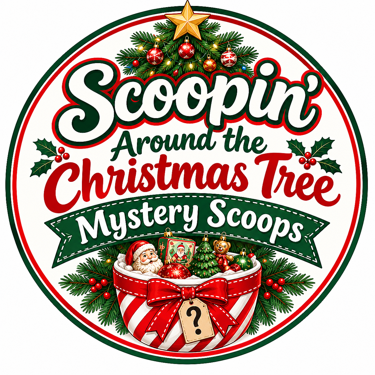 Scoopin' Around the Christmas Tree Mystery Scoops