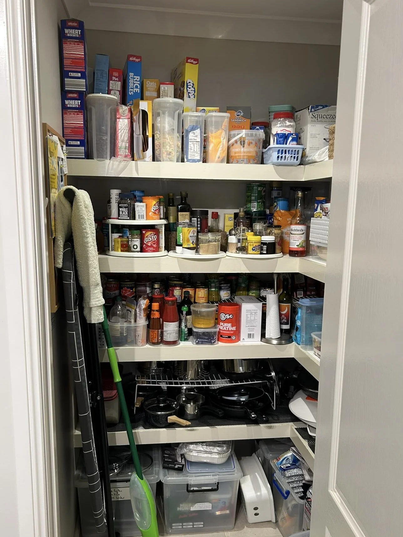 Pantry Reset: Before