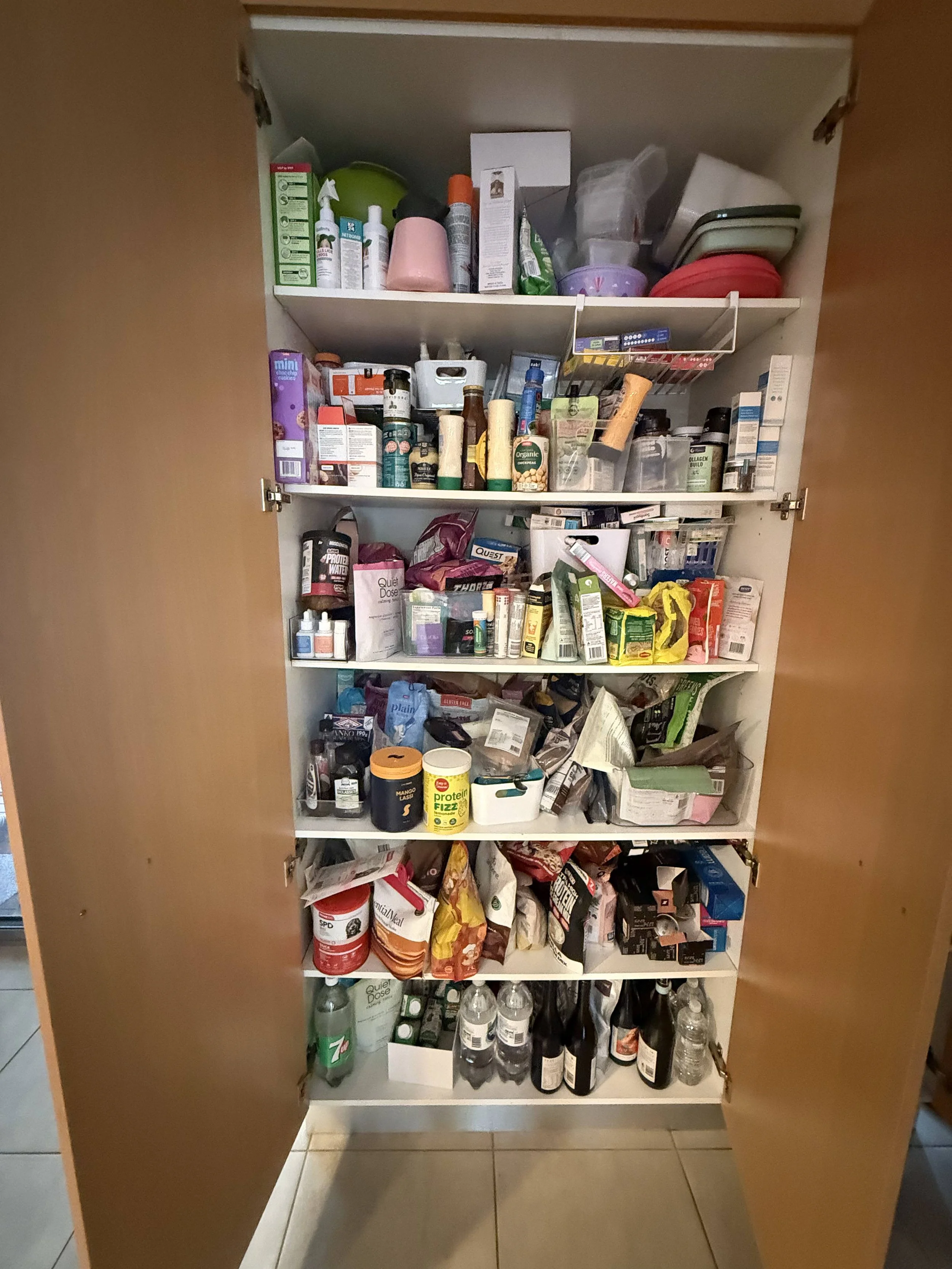 Pantry Reset: Before