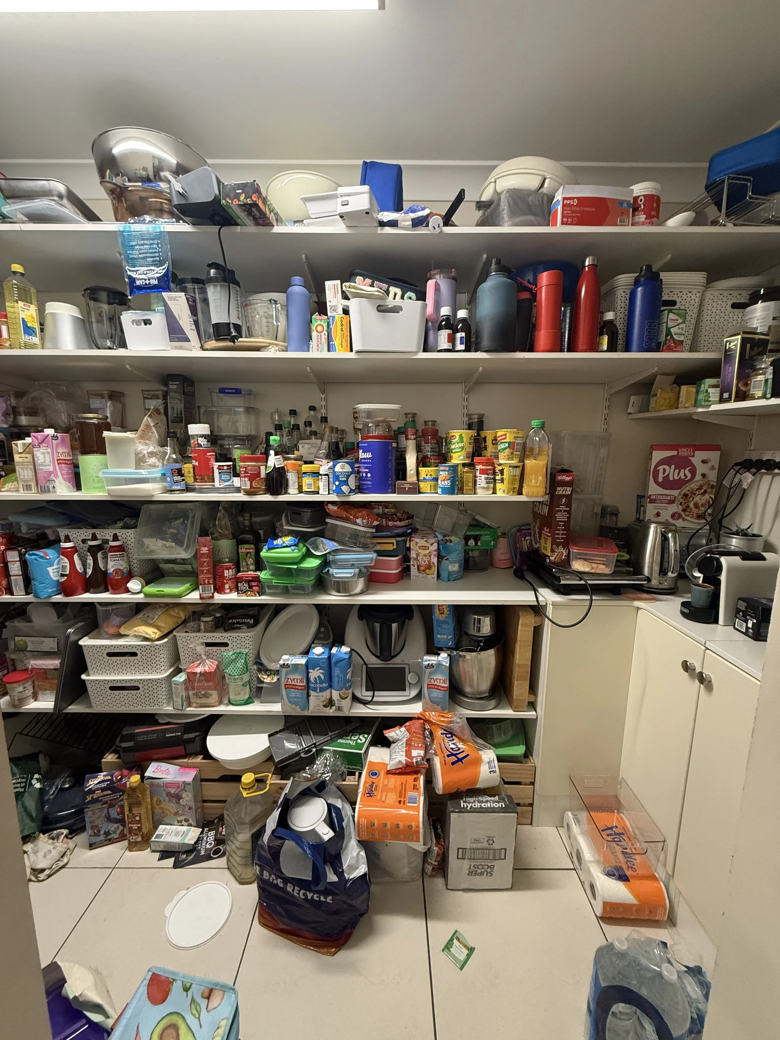 Pantry Reset: Before