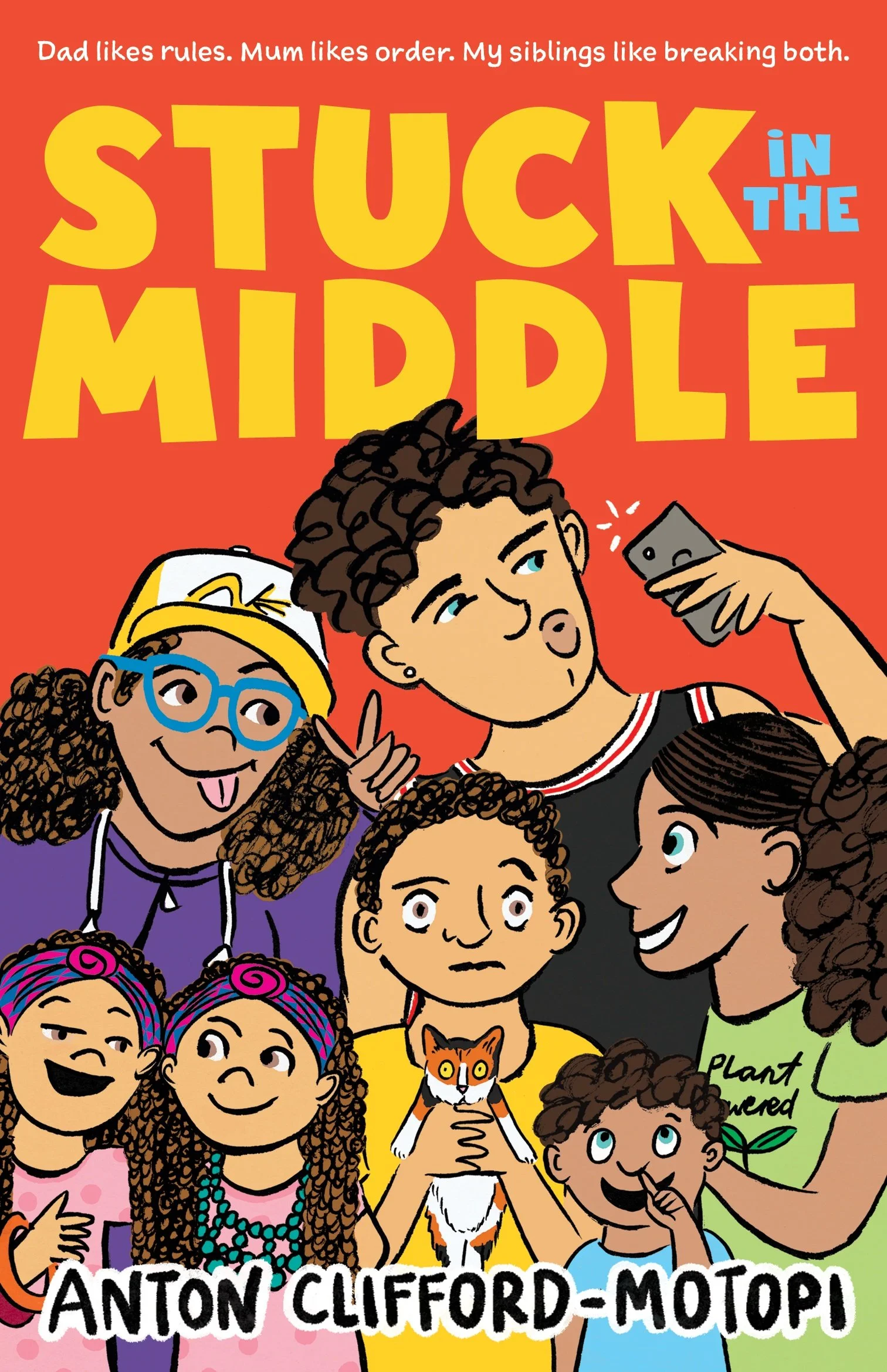 The cover of 'Stuck in the Middle' by Anton Clifford-Motopi.