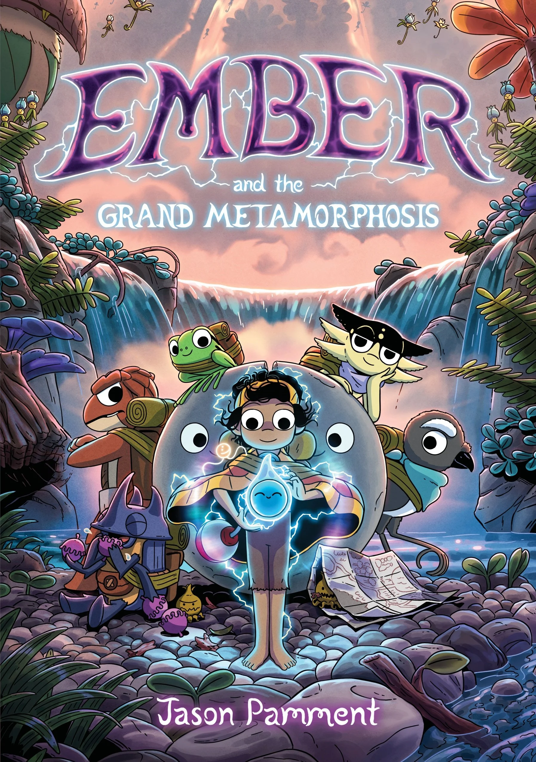 The cover of 'Ember and the Grand Metamorphosis' by Jason Pamment.