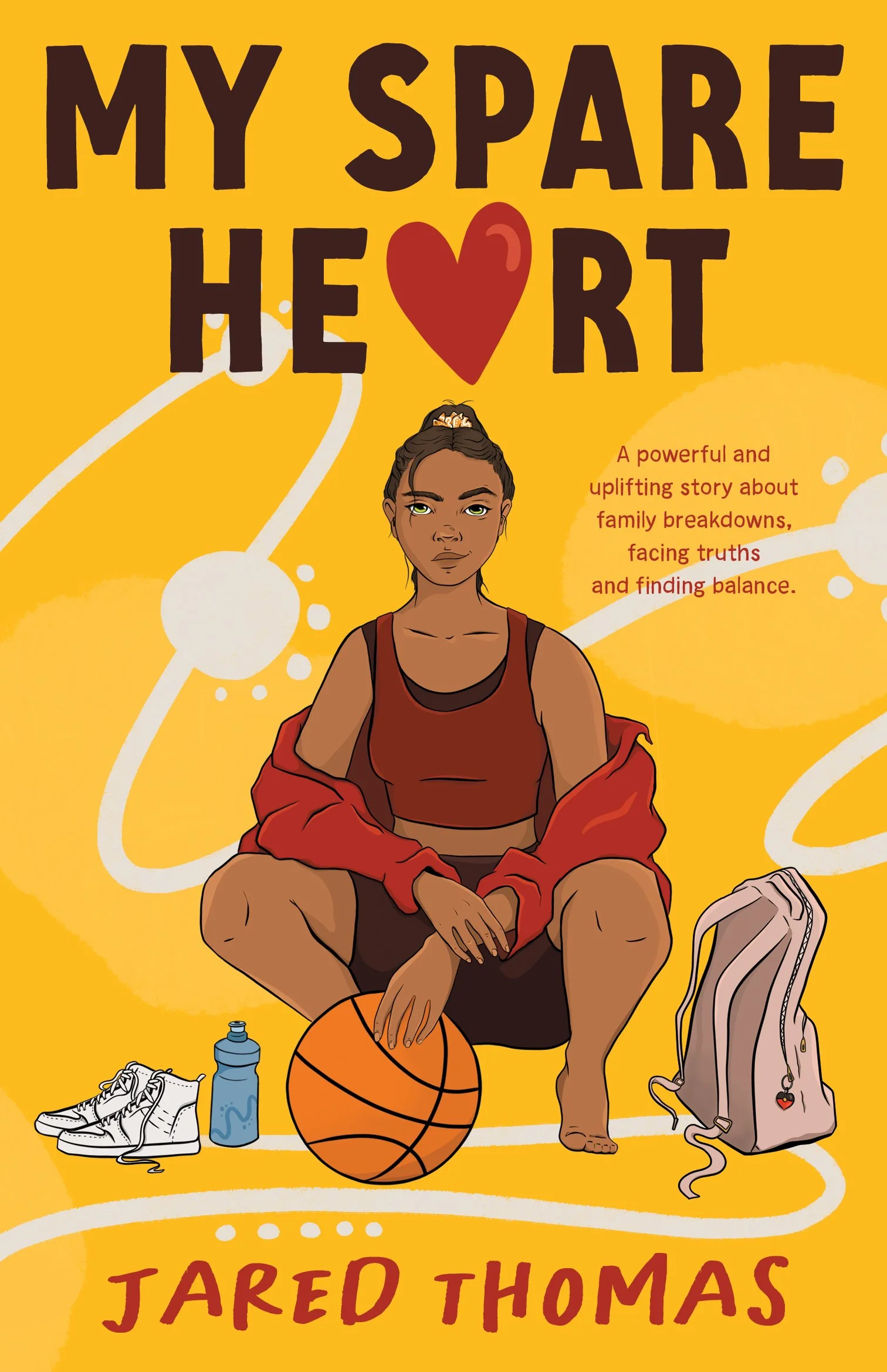 The cover of 'My Spare Heart' by Jared Thomas.