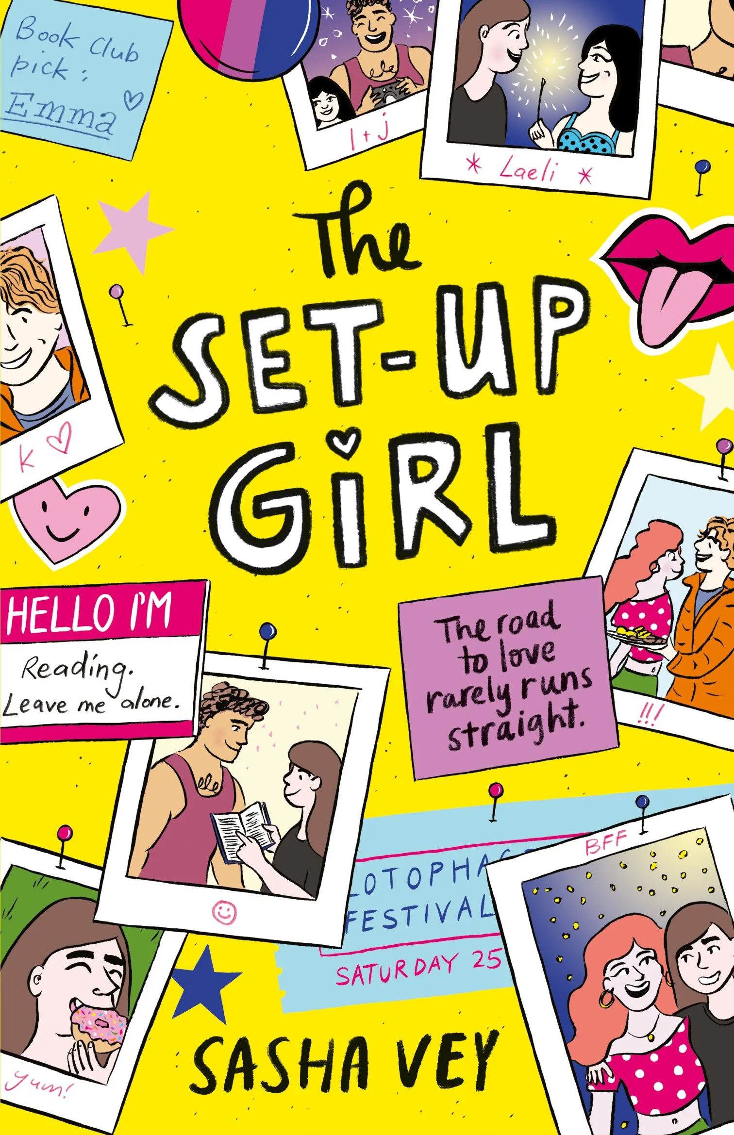 The cover of 'The Set-Up Girl' by Sasha Vey.