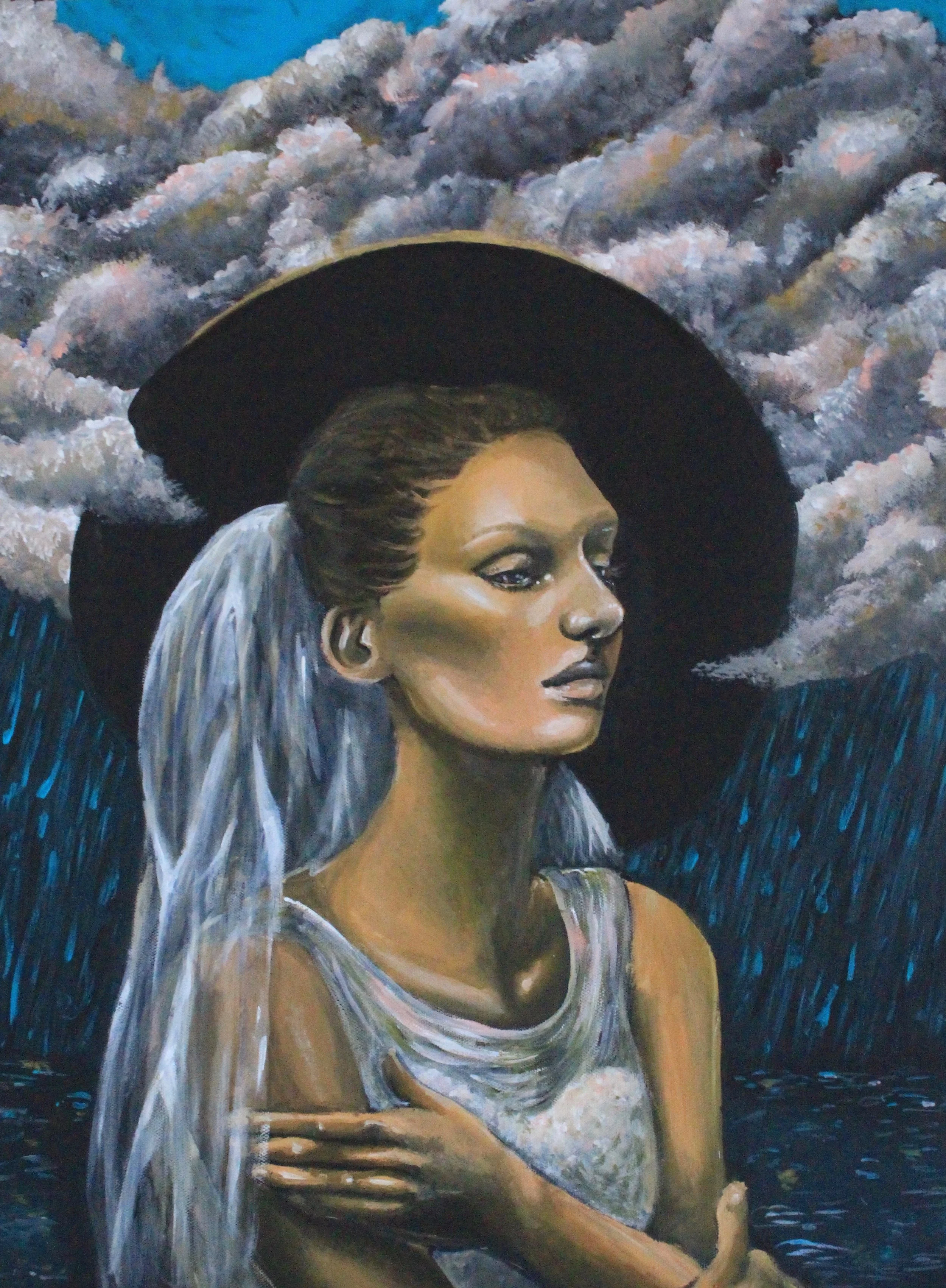 On Her Special Day, 2018. Acrylic on Canvas. 