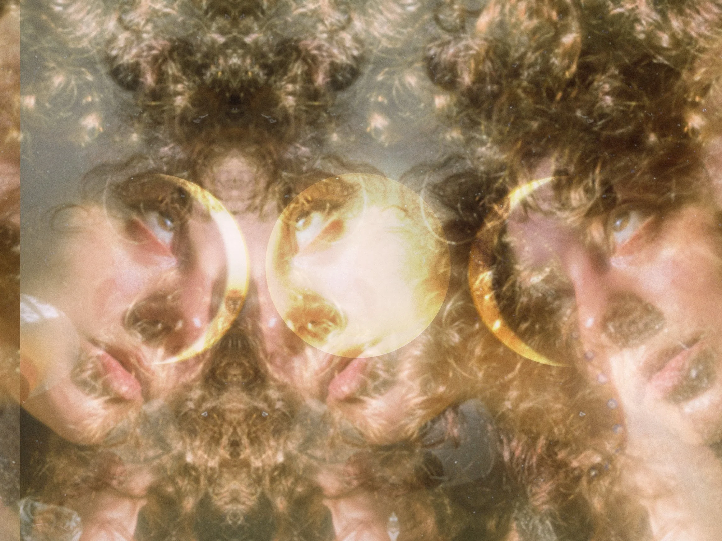 Mother, Maiden, Crone, 2026. Digitally collaged selfies.