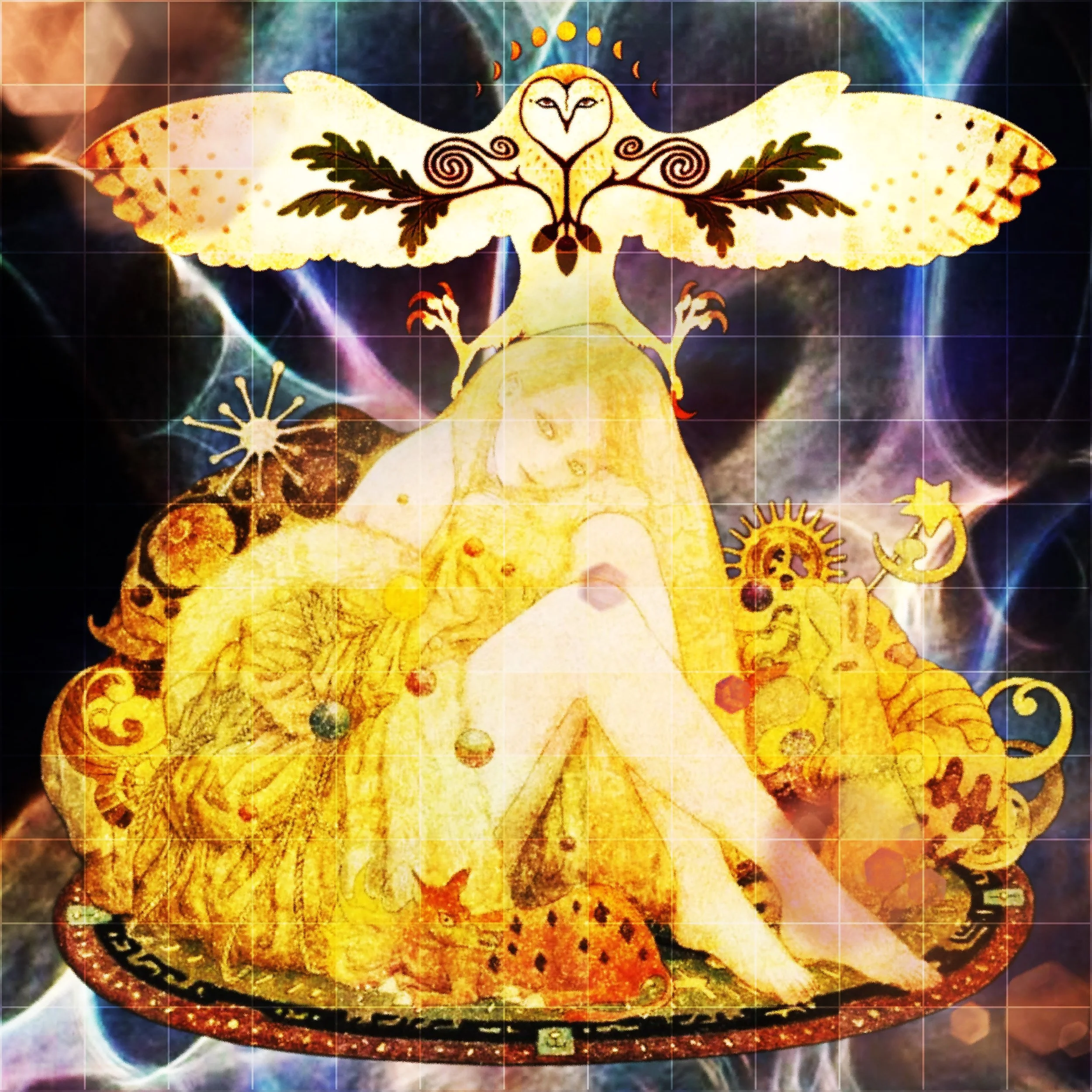 Astral Protection, 2025. Digital Collage.