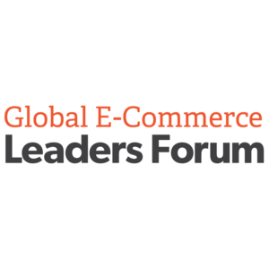 Logo for the Global E-Commerce Leaders Forum with orange and black text. Alicia Avsargolu | Speaker | Ecommerce Summit | Fractional Digital Chief of Staff | Digital Transformation
