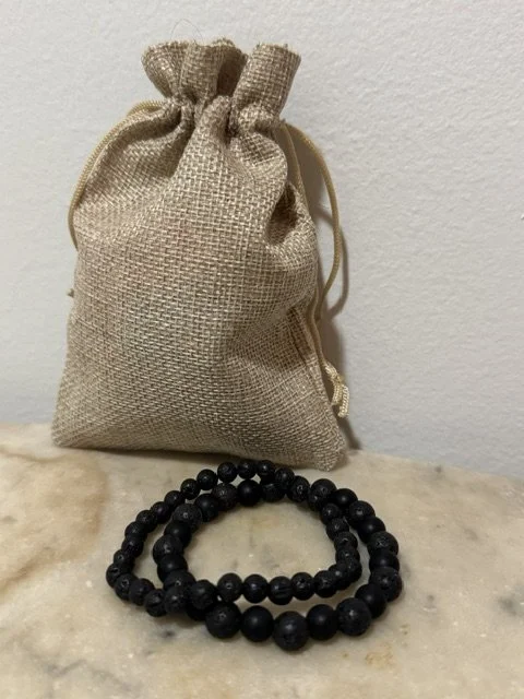 Lava Rock Bracelet Set