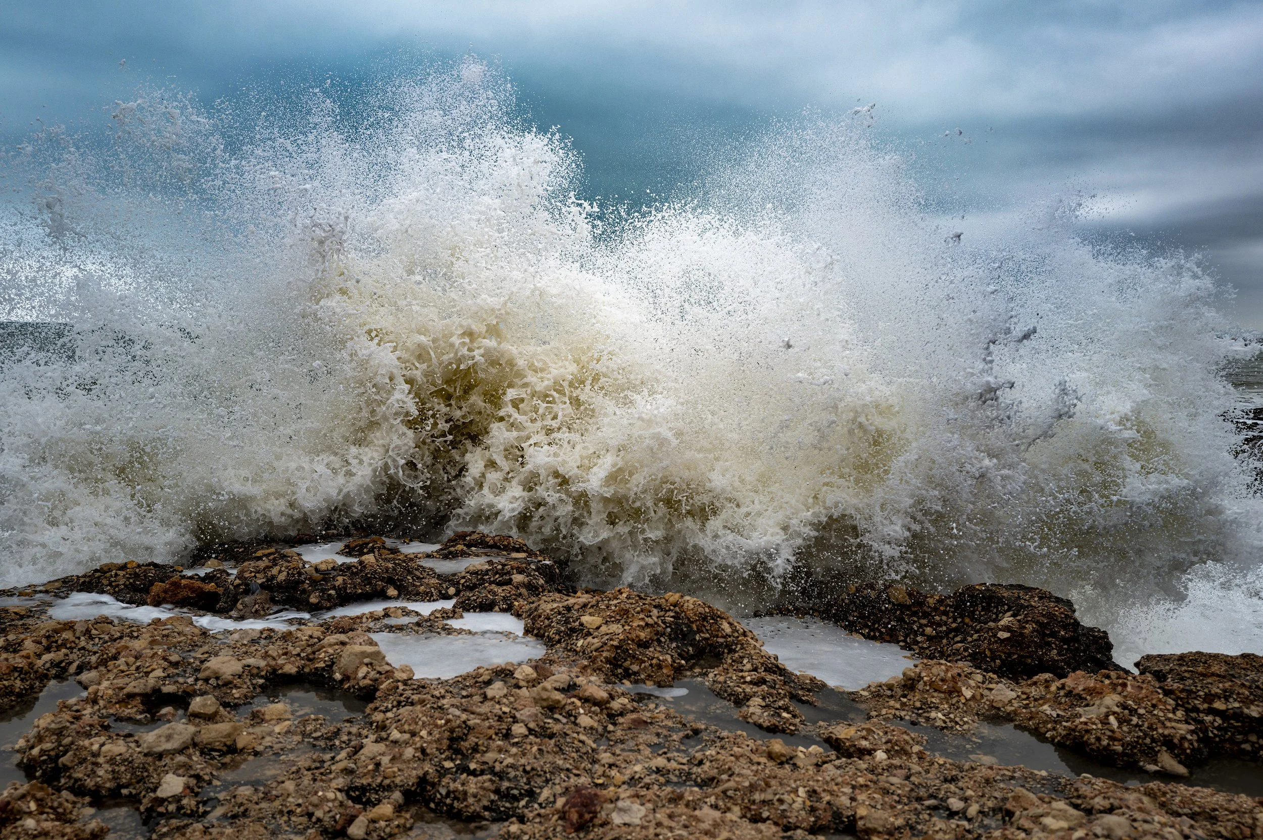 Golven van de zee, Alcossebre, Spanje
