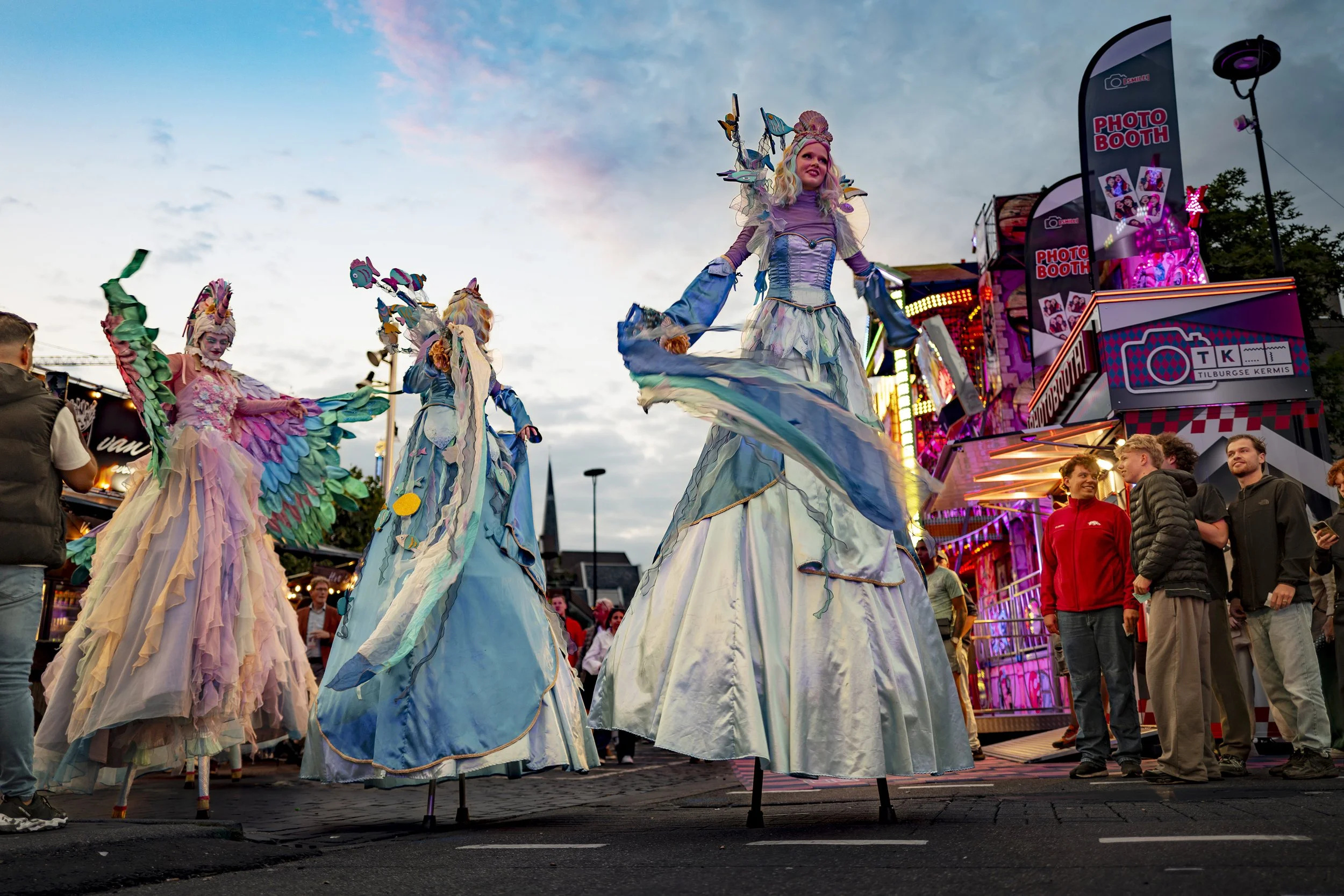 Kermisoptocht, einde van de Tilburgse Kermis