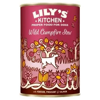 Lily’s Kitchen Wild Campfire Stew 400g – Venison, Pheasant & Salmon