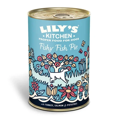 Lily’s Kitchen Fishy Fish Pie 400g – Turkey, Salmon & Herring