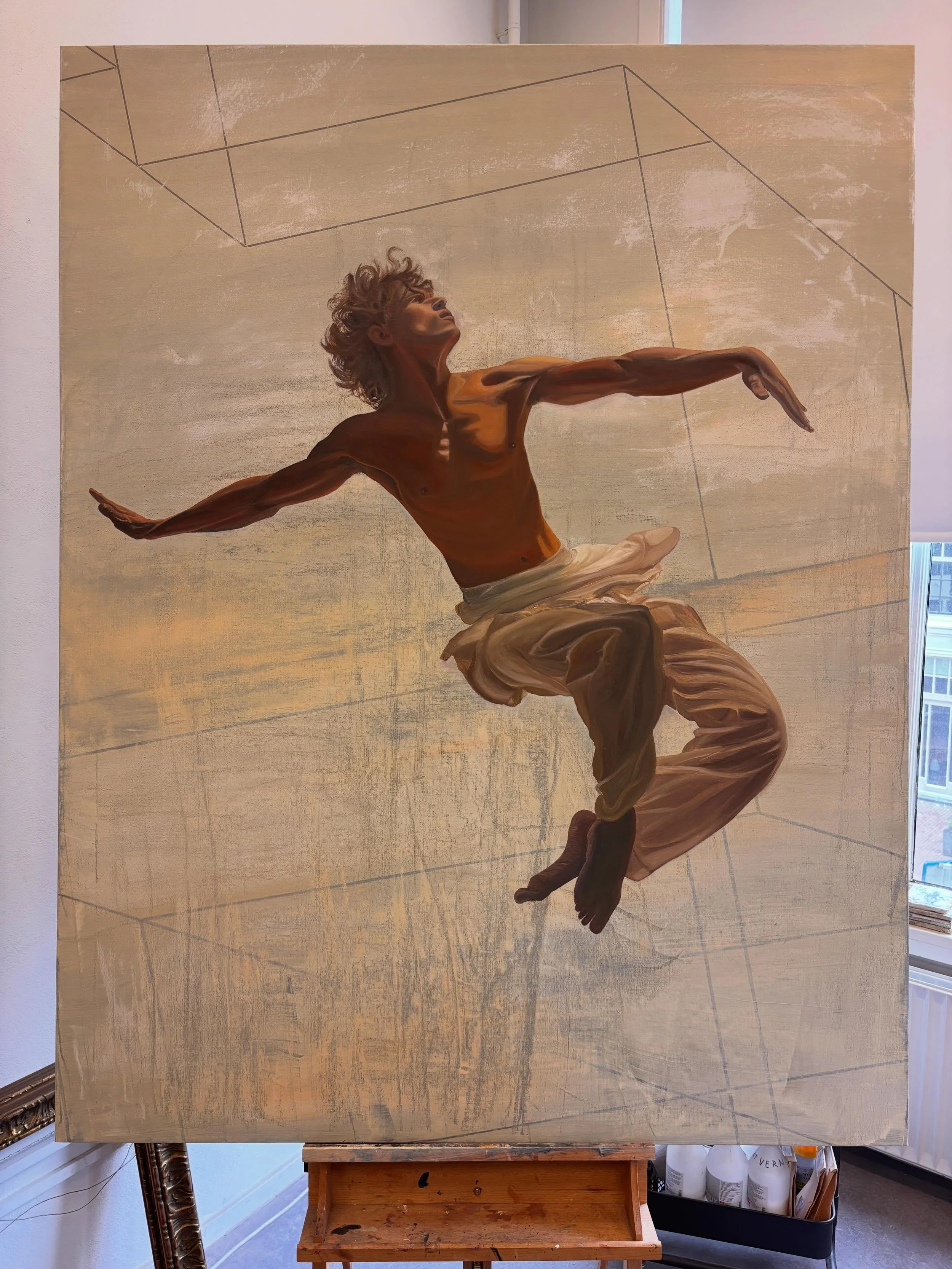 Rise
Oil on canvas 
140 x 180 cm