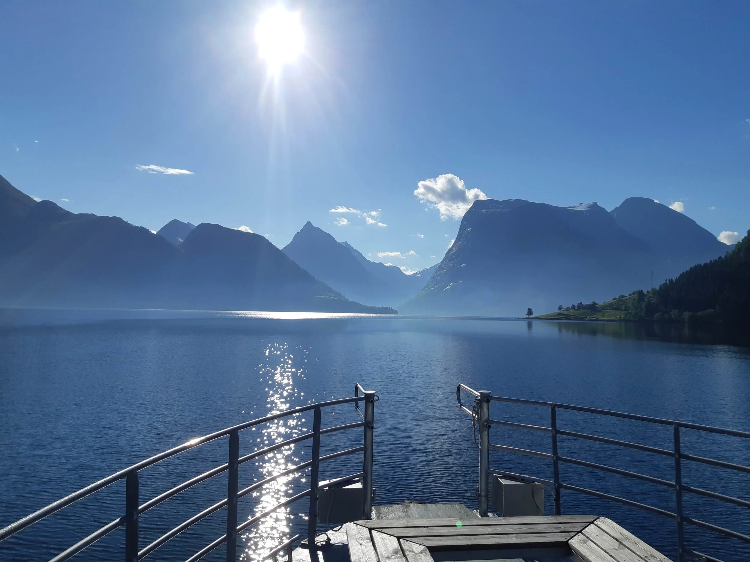 Hjørundfjord and the Sunnmøre Alps in Norway
