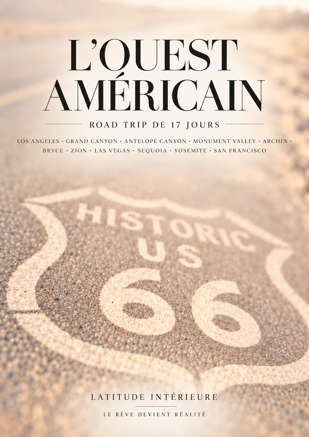 Carnet de voyage - 17 jours Ouest américain