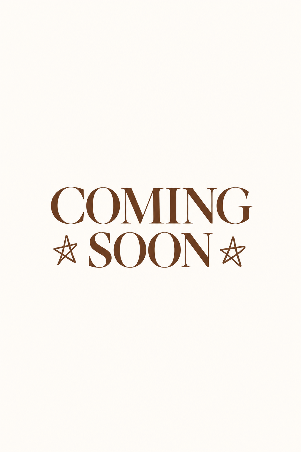 Coming Soon!