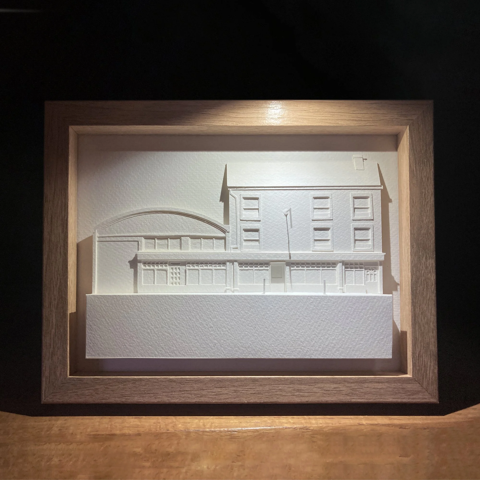 Restaurant Facade - framed
