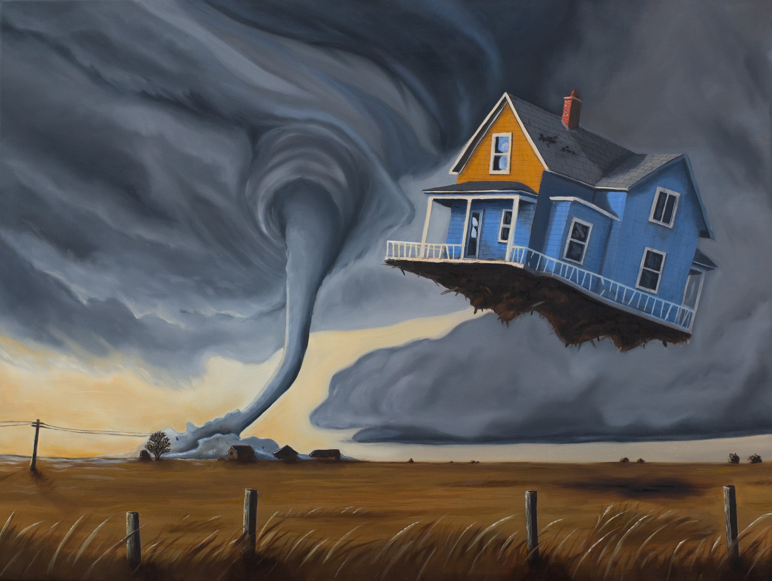 No Place Left To Land - Original Oil Painting