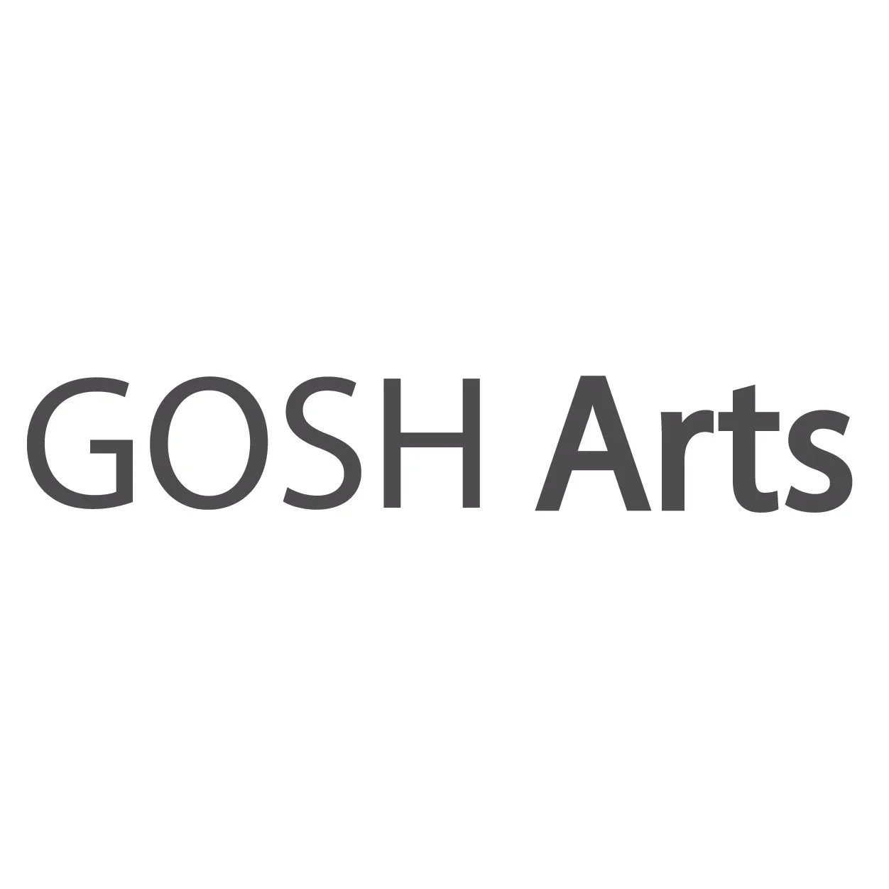 GOSH Arts logo on white background