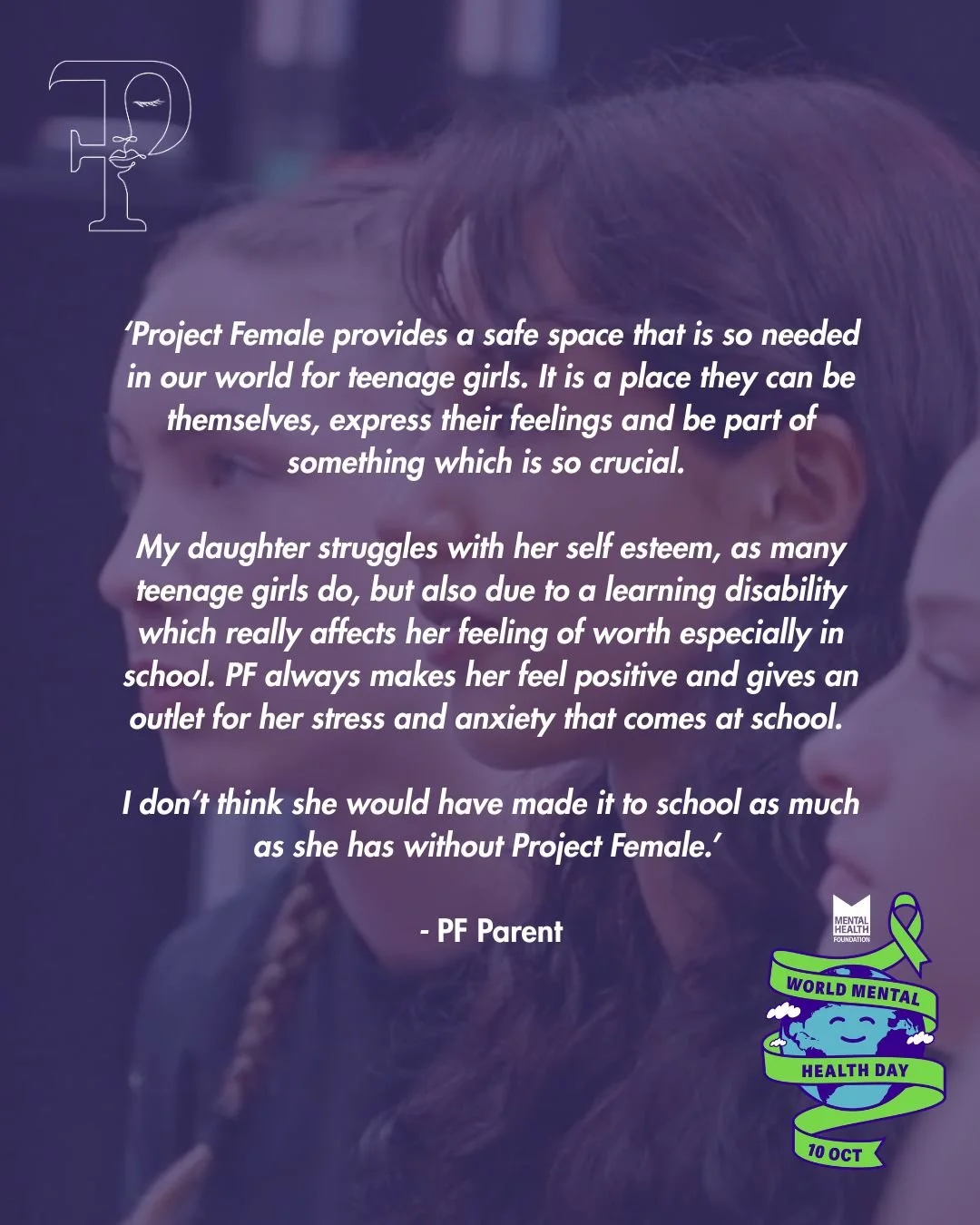 Today is World Mental Health Day💚

For young females in Brighton &amp; Hove, mental health is one of the biggest challenges they&rsquo;re facing.

📍 Brighton &amp; Hove has higher rates of mental health diagnoses among young females aged 2&ndash;19