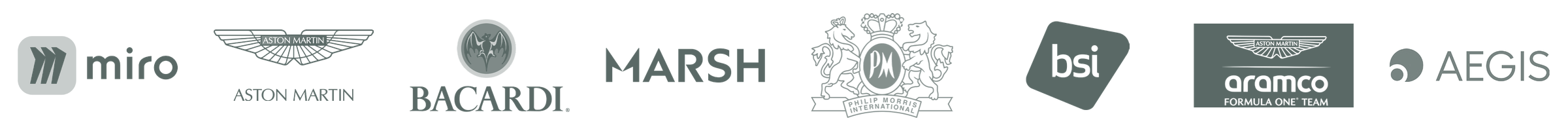 Logos of companies whose leadership hiring and talent teams use MapX