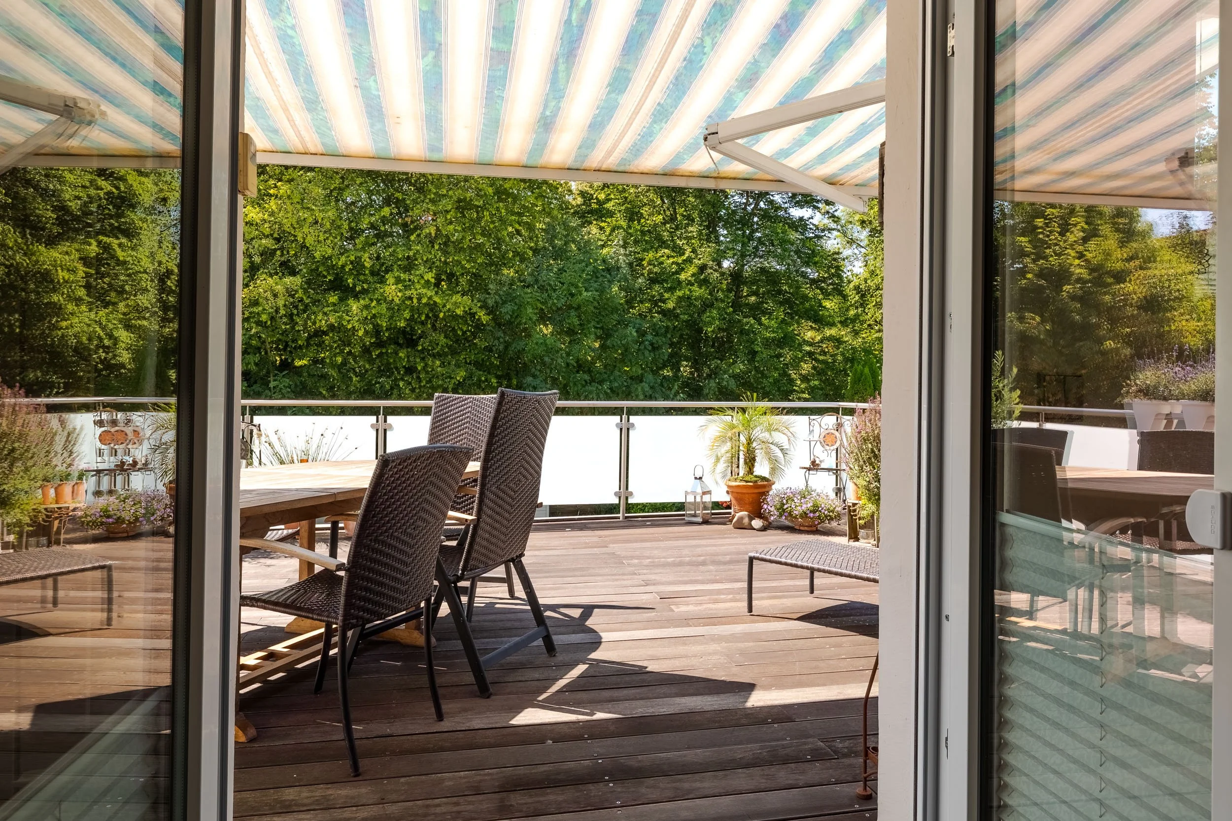 immobilienfotografie bielefeld foto einer dachterrasse