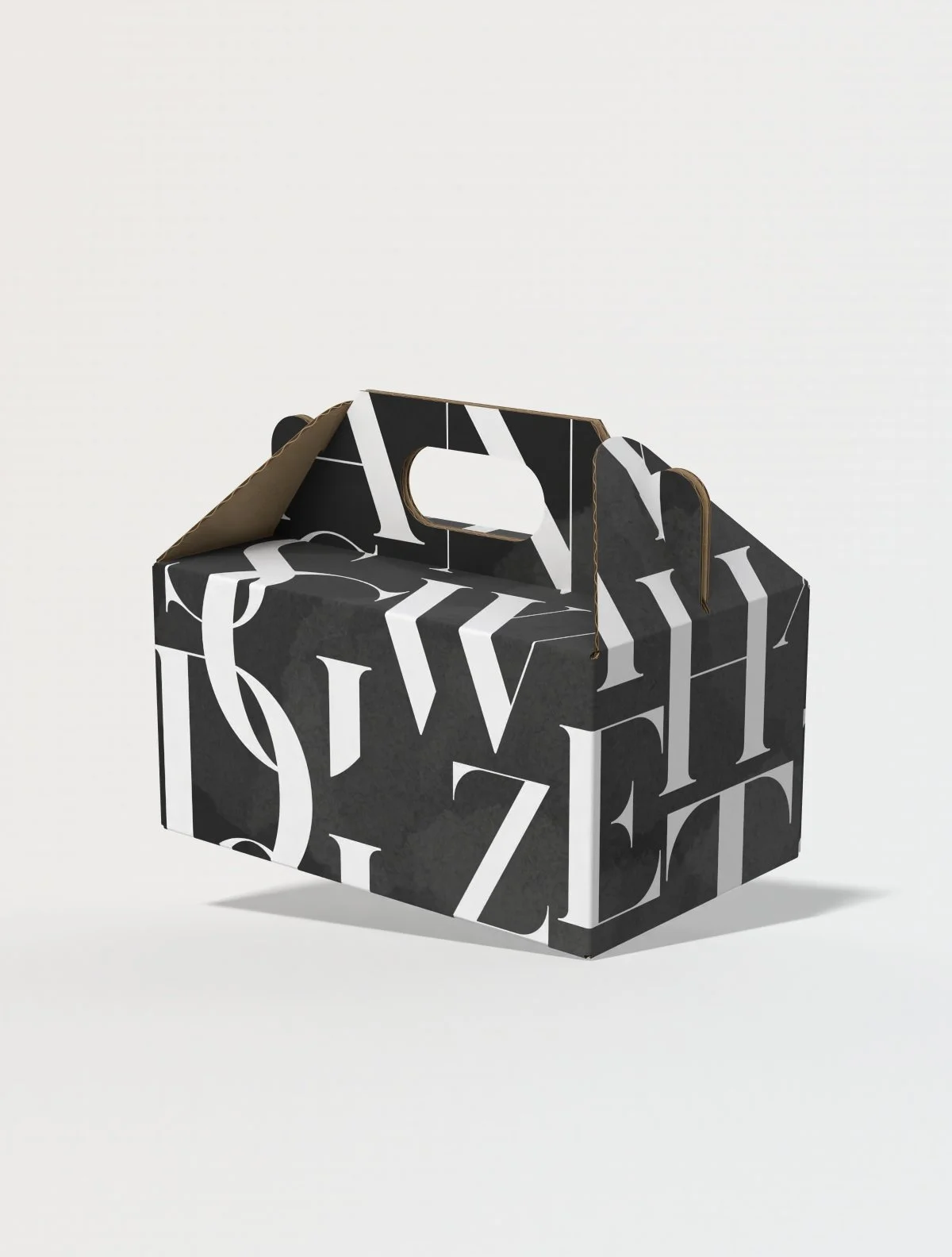 Editorial Alphabets · Hostess Small Gable Gift Box · Made To Order