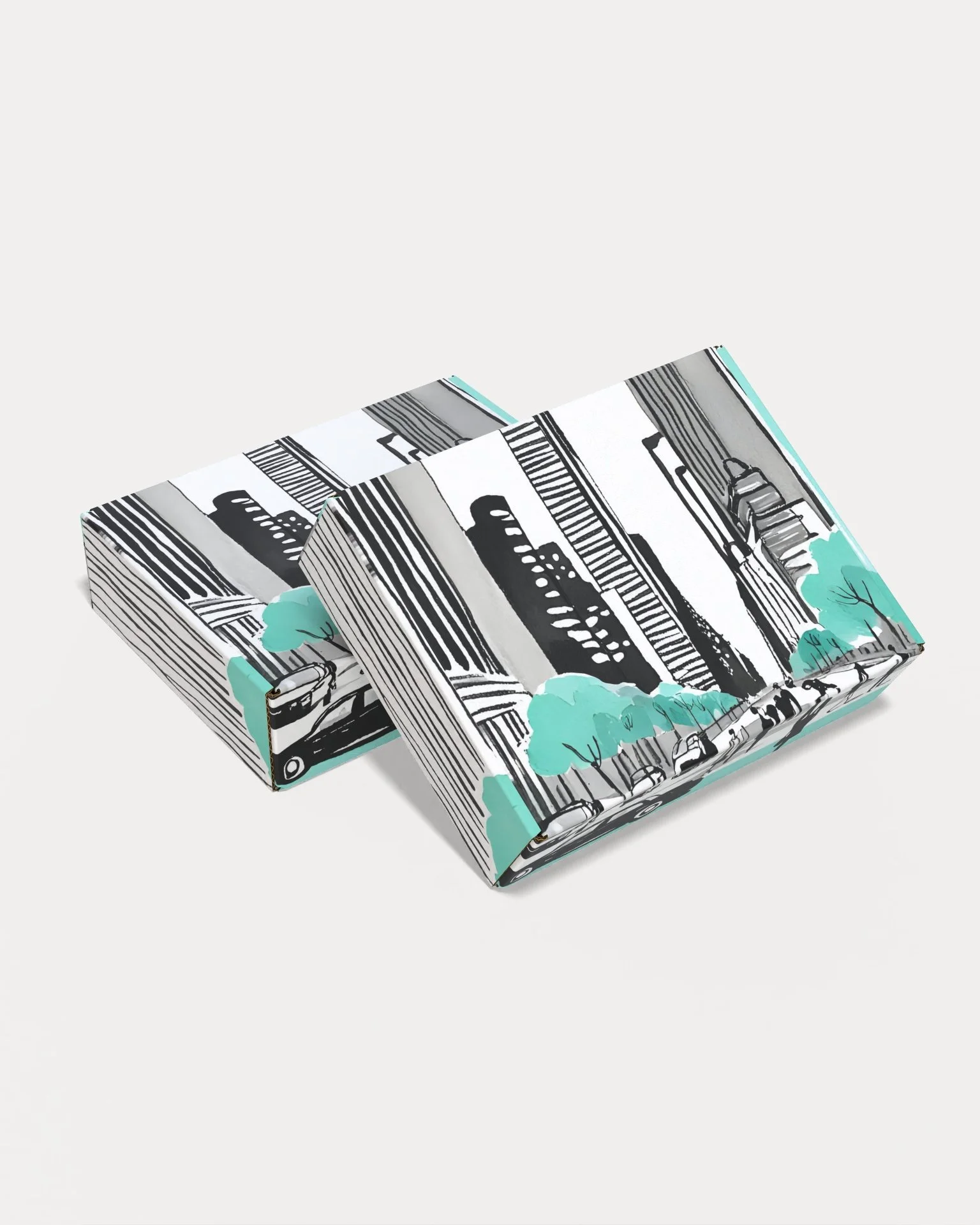 Breakfast-in-New-York-City-Scape-Teal-Tiffany-Blue-Compacto-Mailer-Box.jpg
